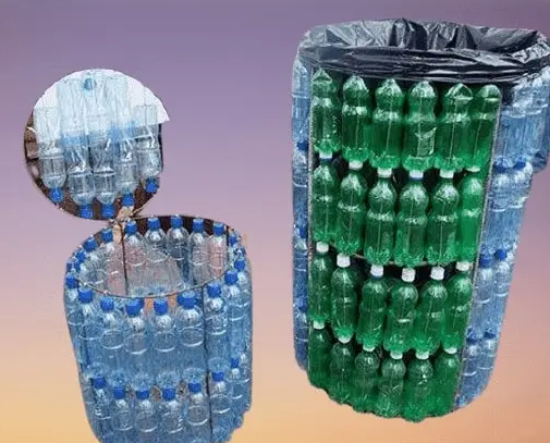 Tong Sampah Botol Bekas